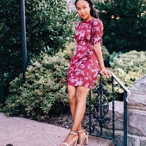 Floral Wrap Dress
